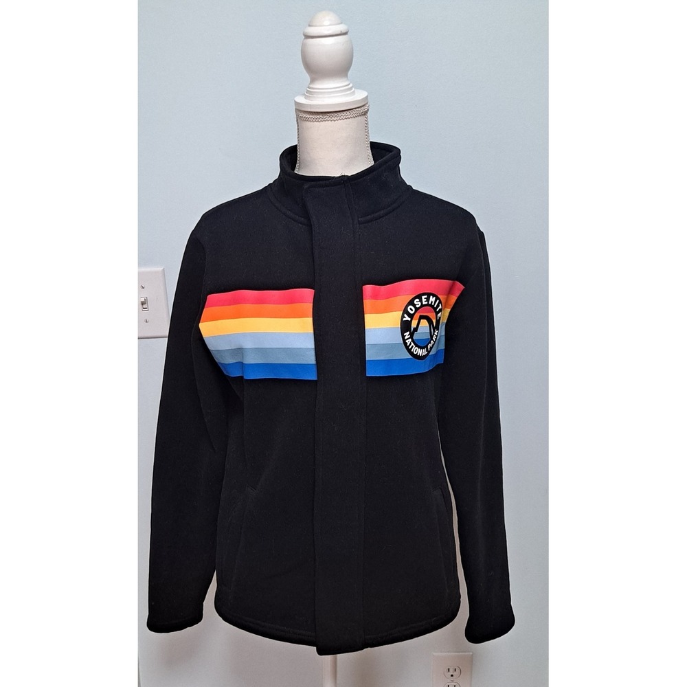 XS Black Stone Enterprises Yosemite National Park Zip Up Fleece